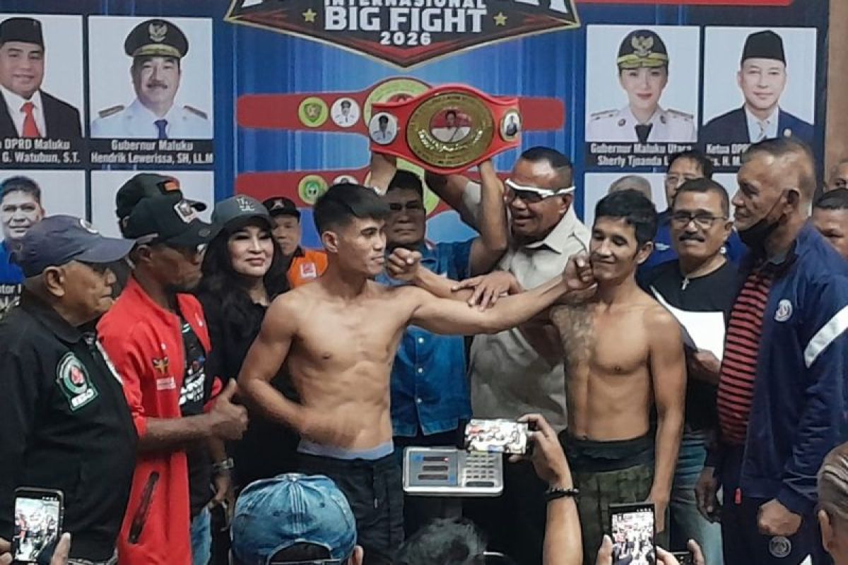 Sunan dan Noldi optimistis menang dalam Pattimura Big Fight 2026