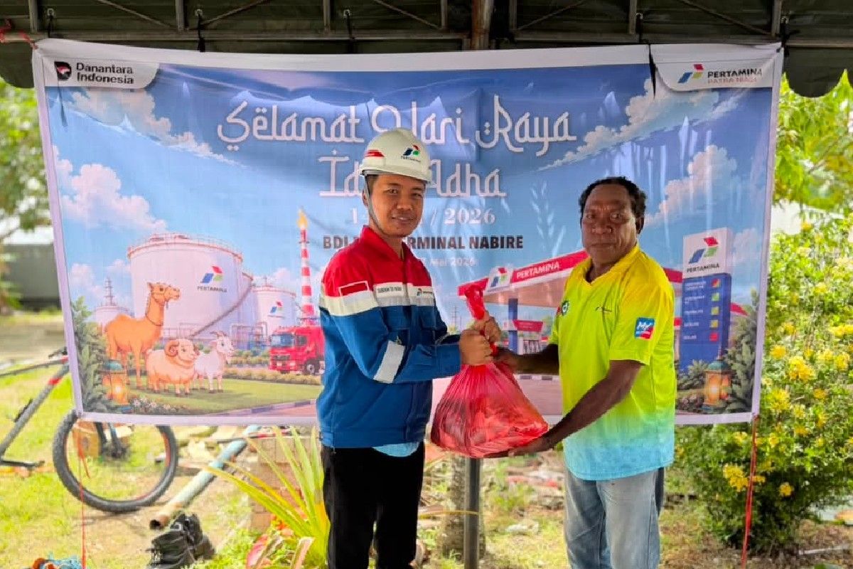 Pertamina Patra Niaga bagikan 134 hewan kurban di Papua pada Idul Adha 1447 H