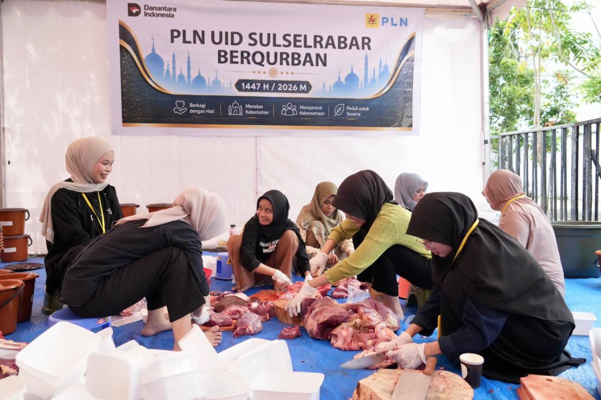 Idul Adha 1447 H, PLN UID Sulselrabar salurkan enam ton daging kurban