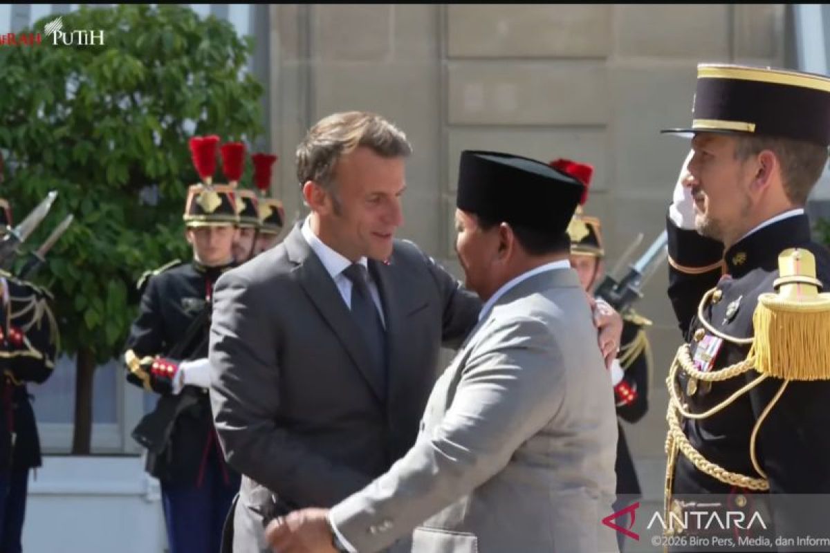 Upacara di Istana Elysee, Awal Kunjungan Kenegaraan Prabowo ke Prancis