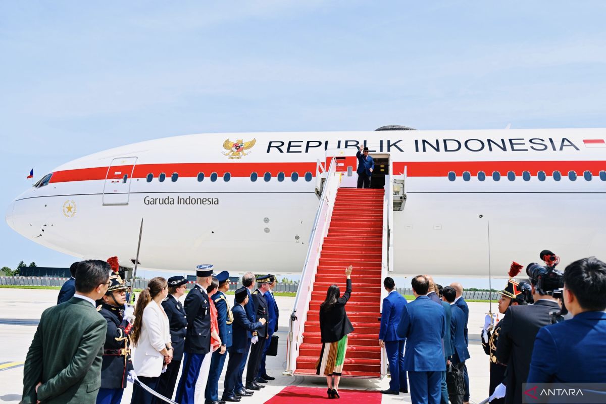 Prabowo kembali ke Jakarta setelah rampungkan kunjungan di Paris