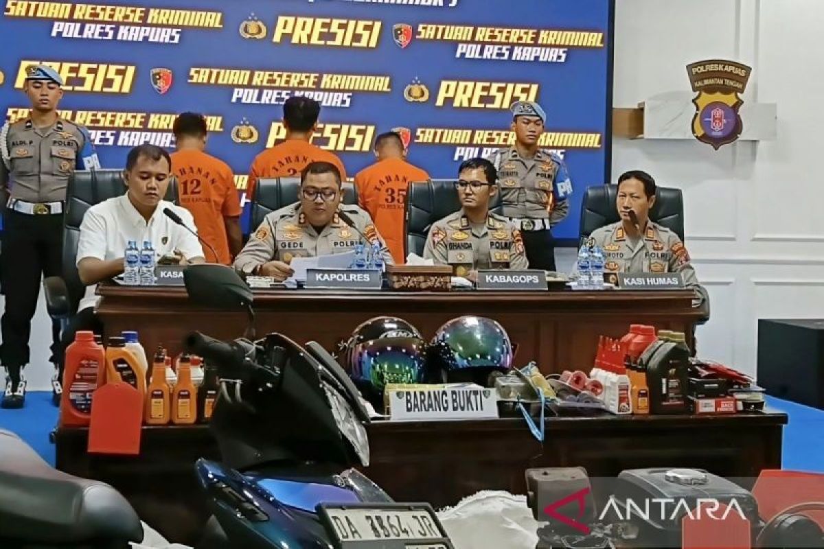 Polres Kapuas ringkus tiga pelaku curas lintas provinsi