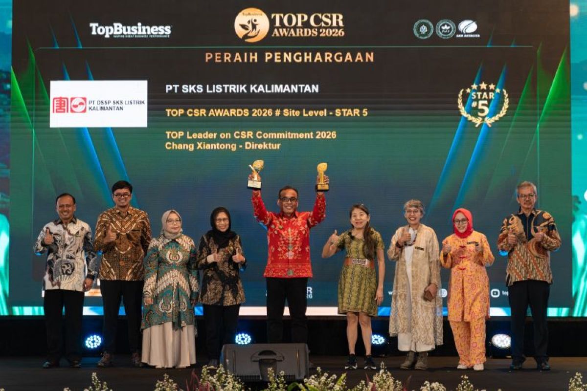 PT SKS Listrik Kalimantan raih dua penghargaan bergengsi di TOP CSR Awards 2026