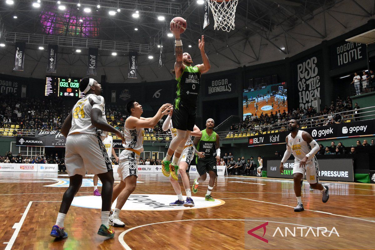 Bogor Hornbills melaju ke semifinal IBL usai tekuk Kesatria Bengawan Solo 93-91