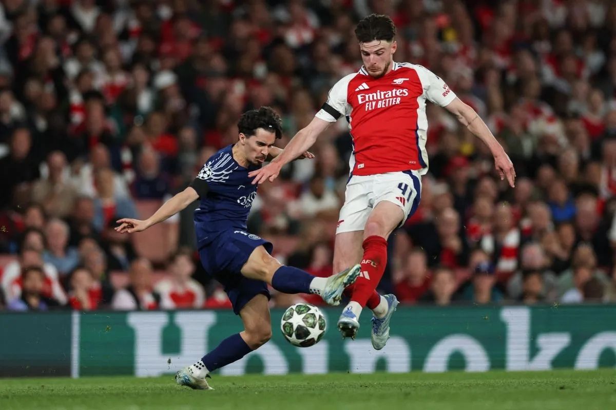 Rice pastikan Arsenal tetap tim yang kompak walau dikalahkan PSG