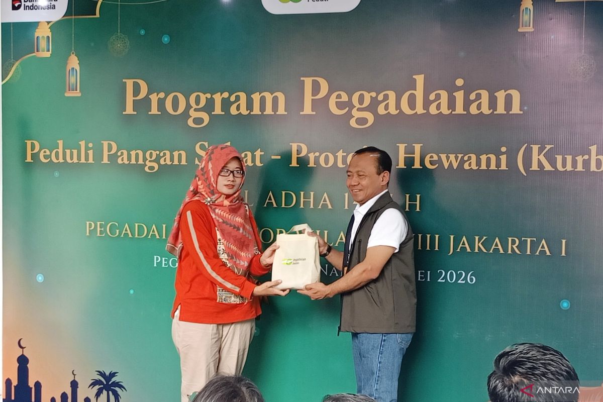 Dukung pangan sehat, Pegadaian salurkan 1.800 paket daging kurban
