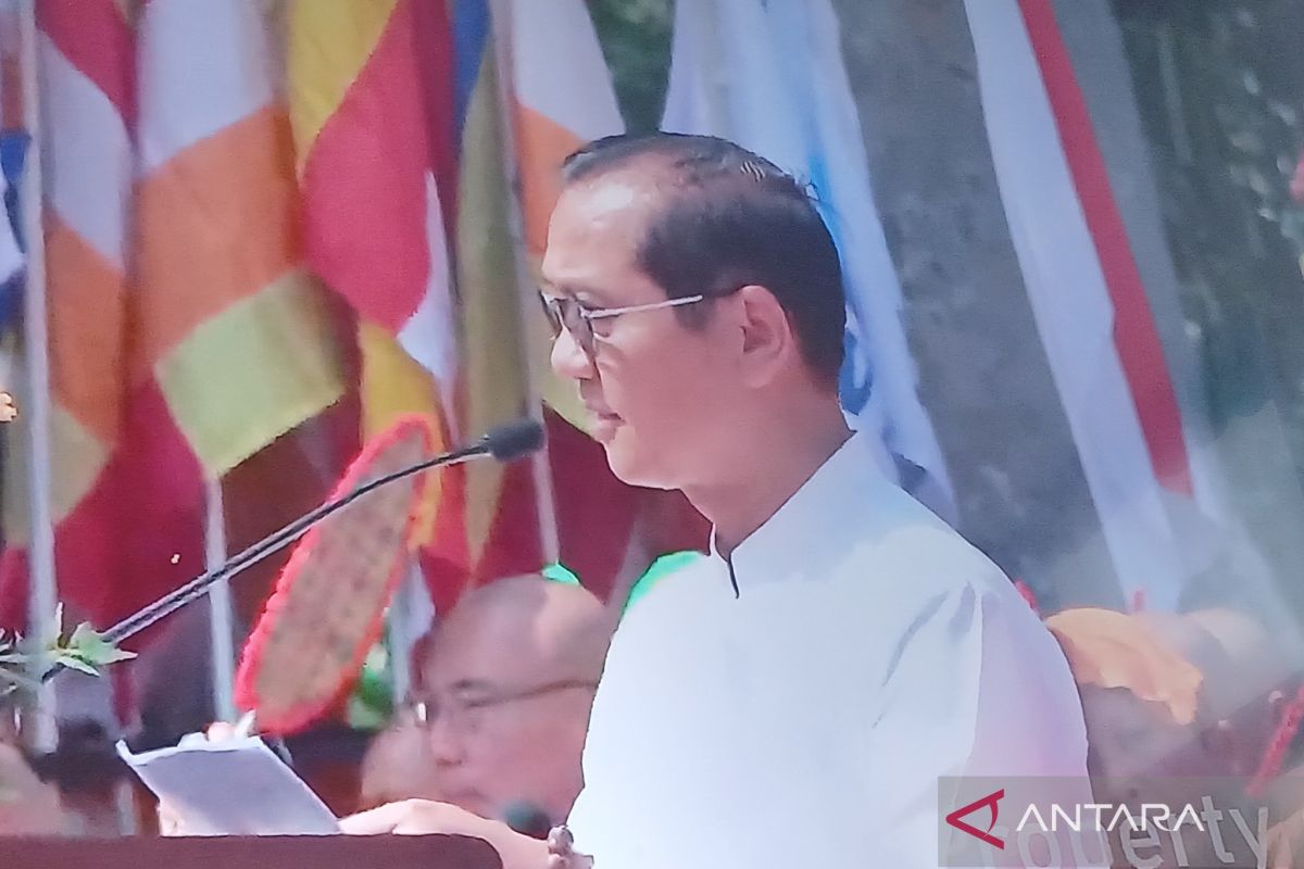 Umat Buddha diajak jadi pelopor perdamaian dan menjaga kerukunan