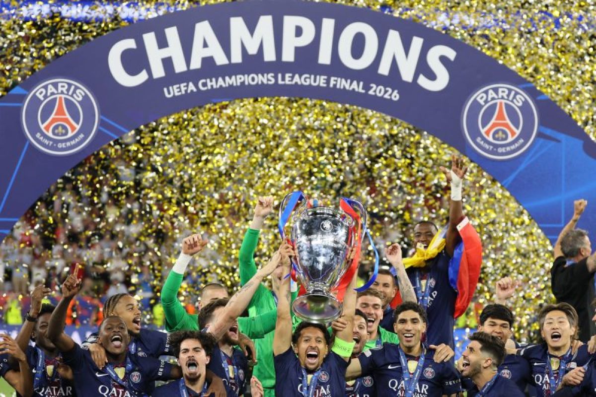 PSG juarai lagi Liga Champions setelah tekuk Arsenal via adu penalti