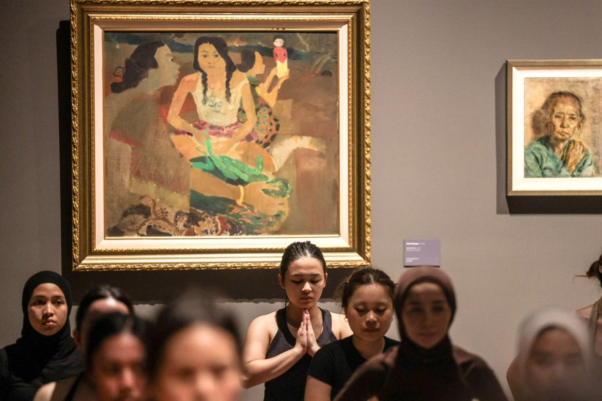 Galeri Nasional Jakarta gelar sesi yoga berpadu dengan apresiasi seni