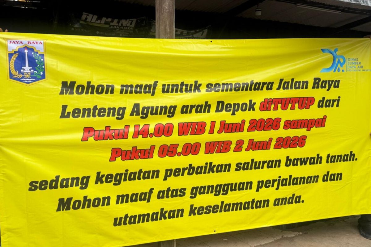 Jalan Lenteng Agung ditutup, rute Transjakarta 4B dan D21 diperpendek