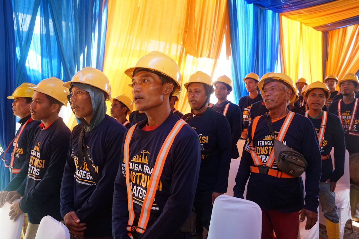 Brantas Abipraya dukung sertifikasi 300 pekerja konstruksi SR Lampung