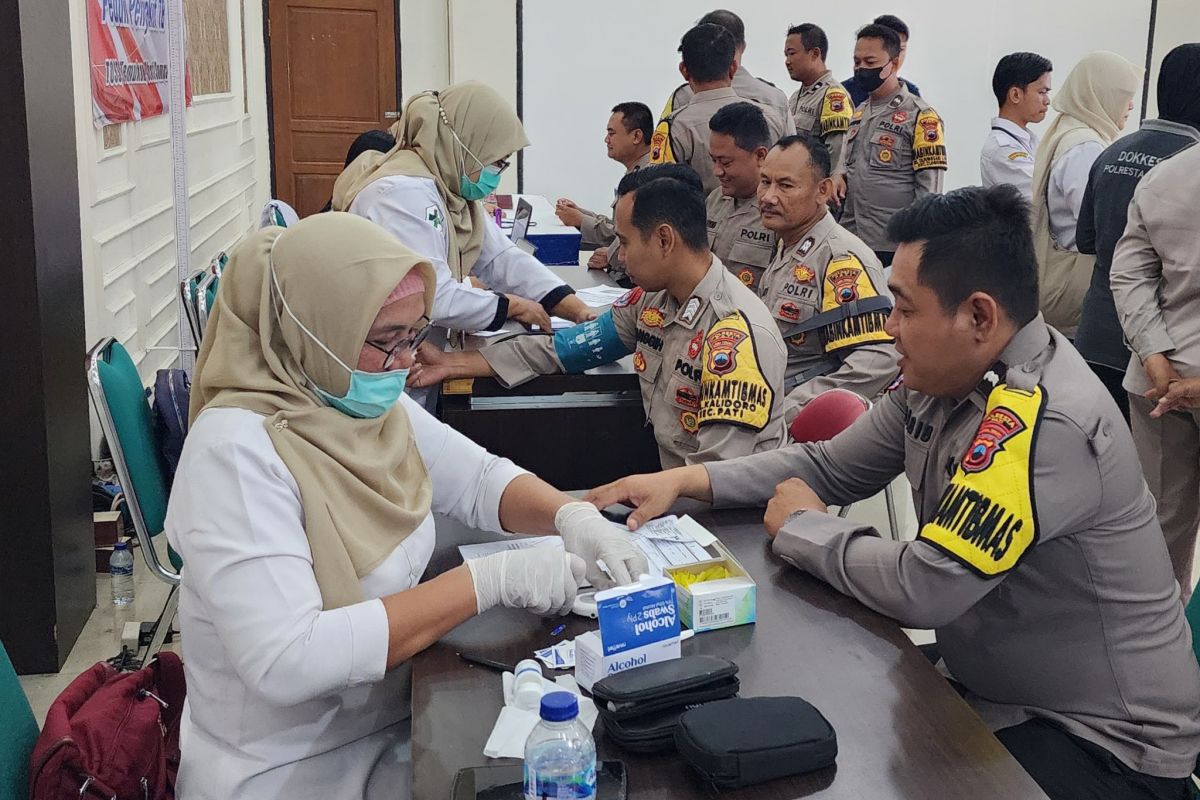 Polresta Pati libatkan bhabinkamtibmas untuk skrining TBC