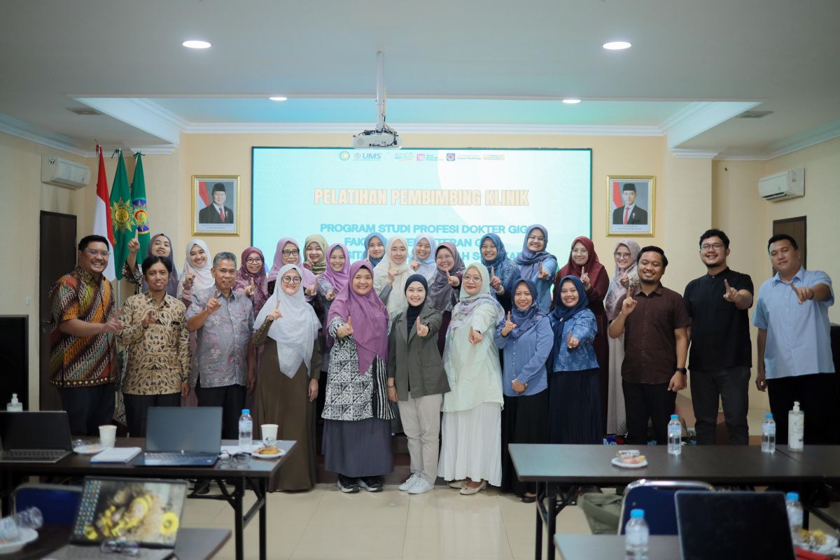 FKG UMS perkuat kompetensi pembimbing klinik melalui pelatihan patient safety dan uji kompetensi