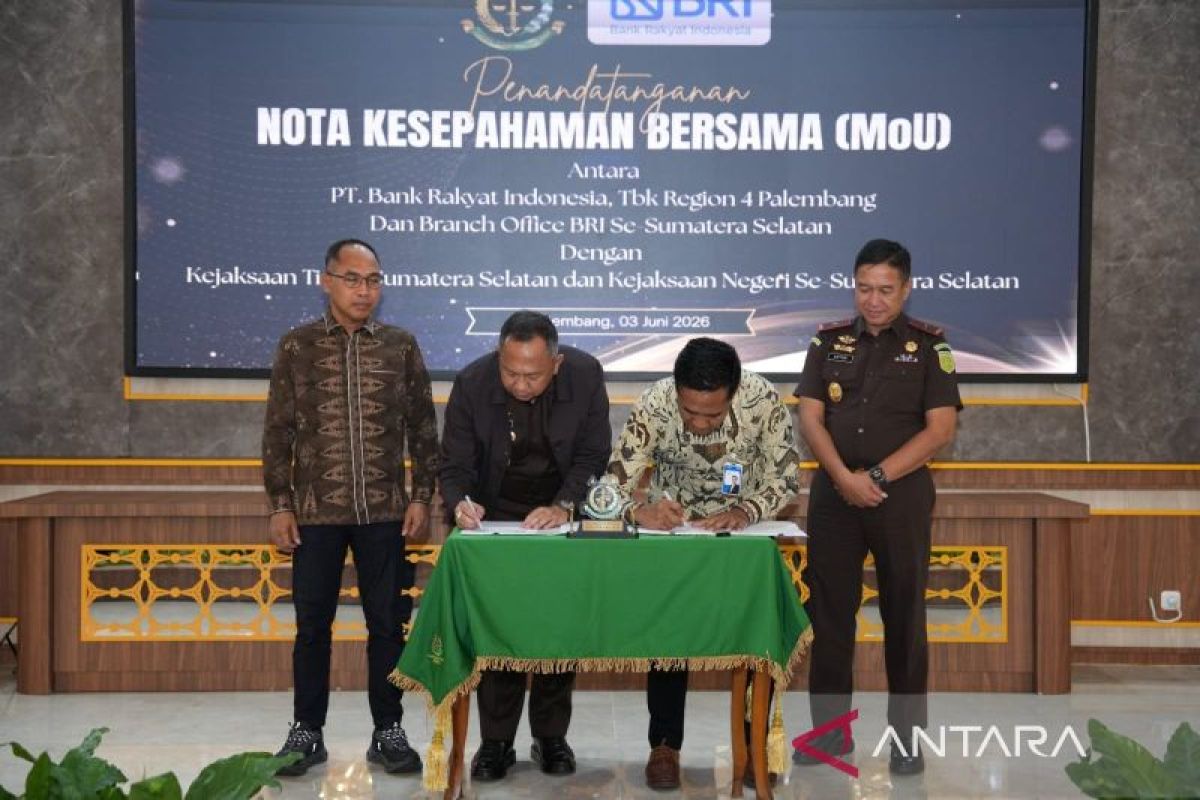 Kejati Sumsel dan BRI Region 4 Palembang kerja sama pemulihan aset