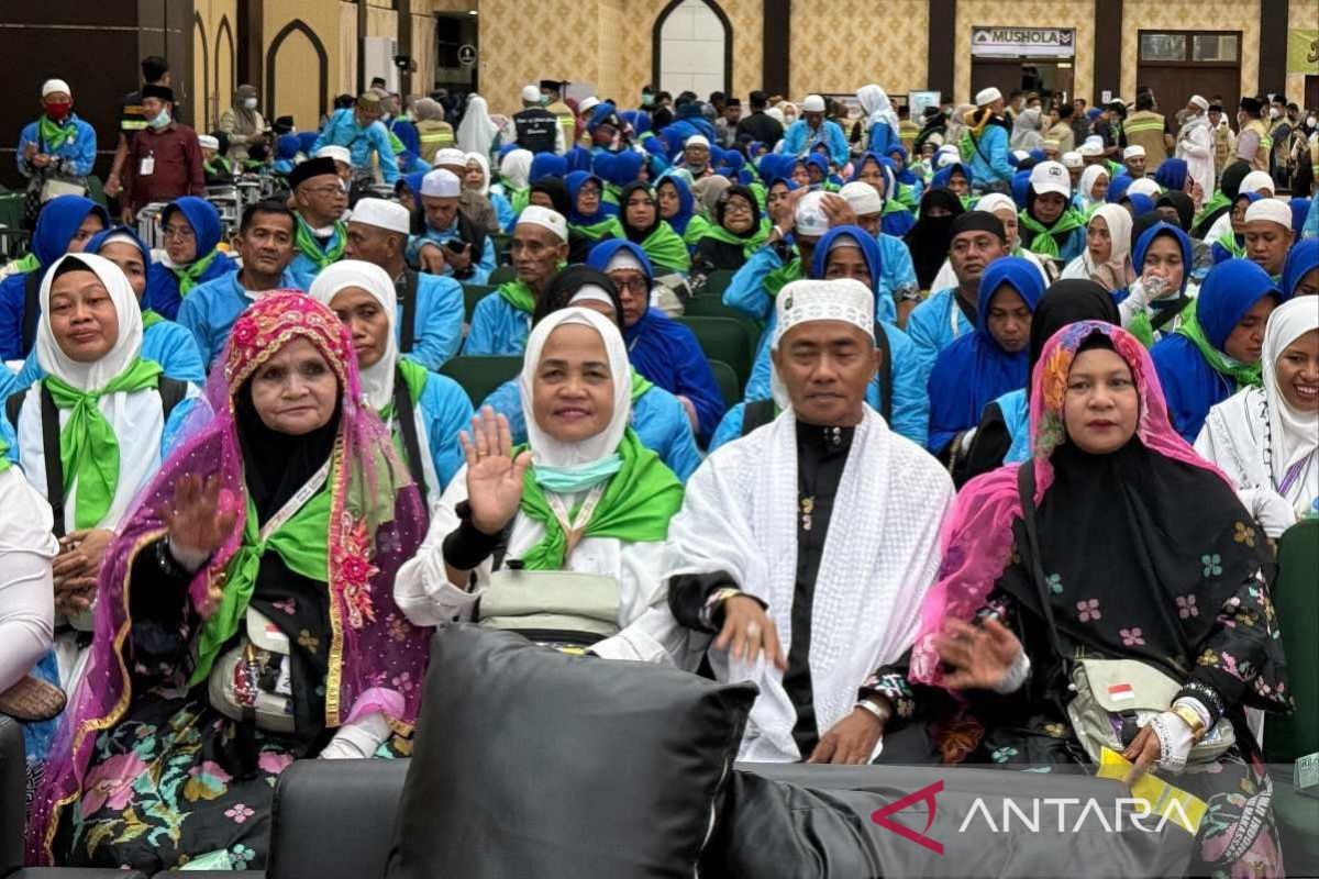 Jamaah haji asal Kabupaten Wajo tiba di Tanah Air
