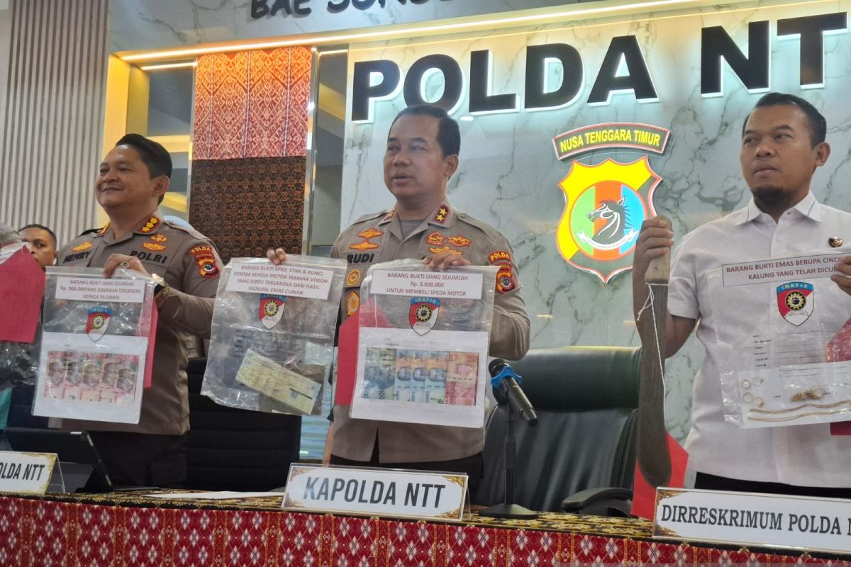 Polda NTT ungkap 76 kasus kejahatan dan tangkap 87 tersangka