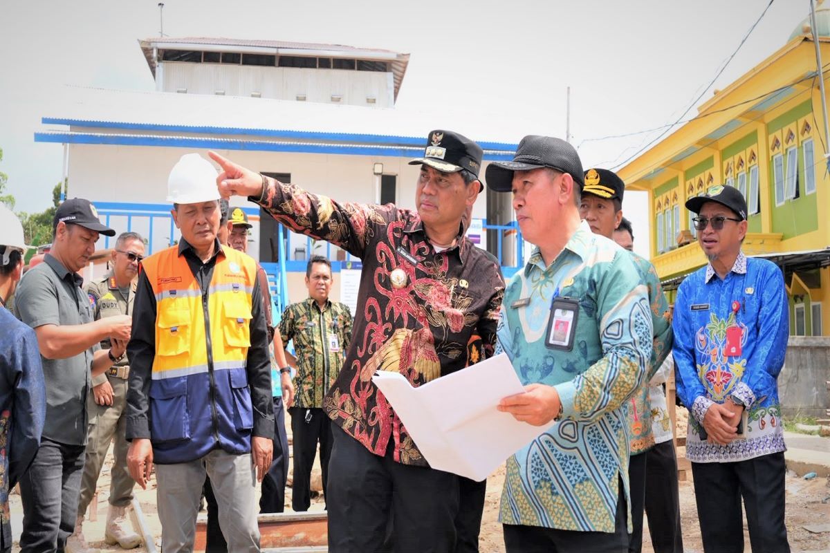 Bupati Barito Utara pastikan pembangunan infrastruktur berjalan sesuai target