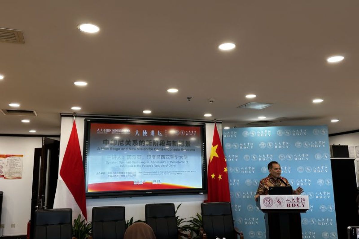 Dubes Djauhari paparkan empat bidang utama kerja sama Indonesia-China