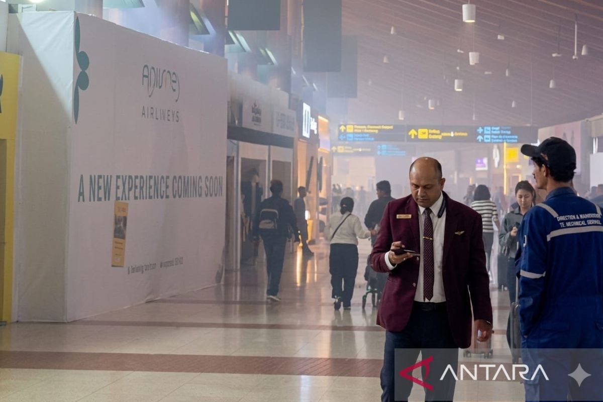 Alarm kedaruratan Terminal 2 Bandara Soetta berbunyi akibat asap