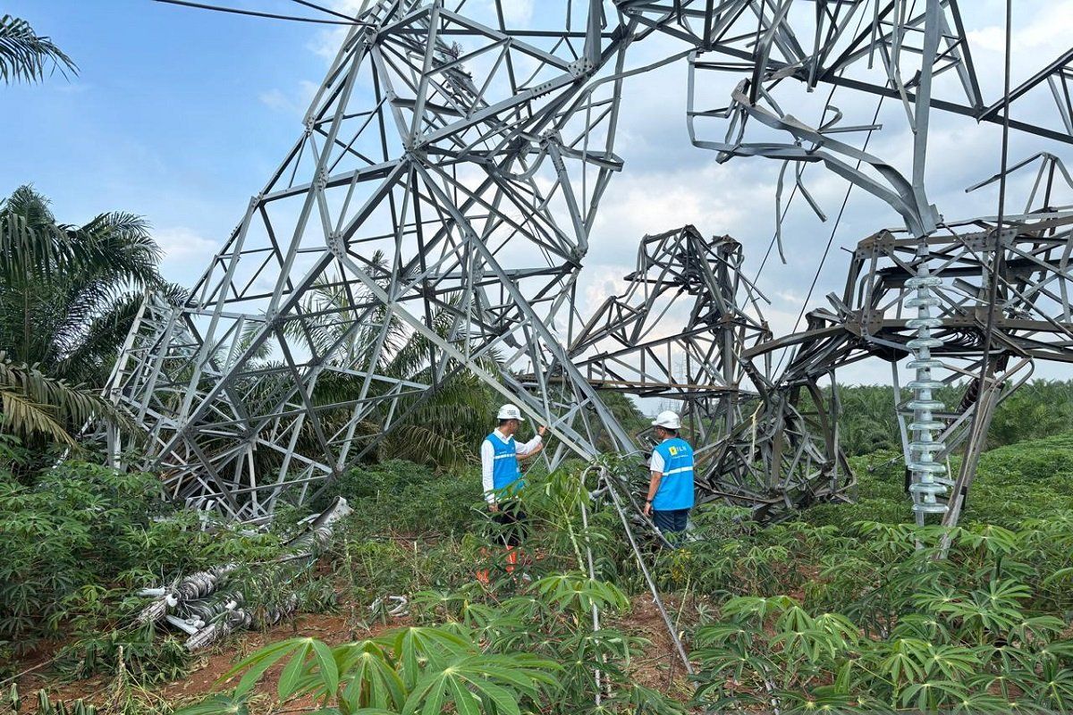 PLN Datangkan Lima Tower Emergency dan Personel Lintas Wilayah untuk Percepat Pemulihan Sistem Kelistrikan Sumut