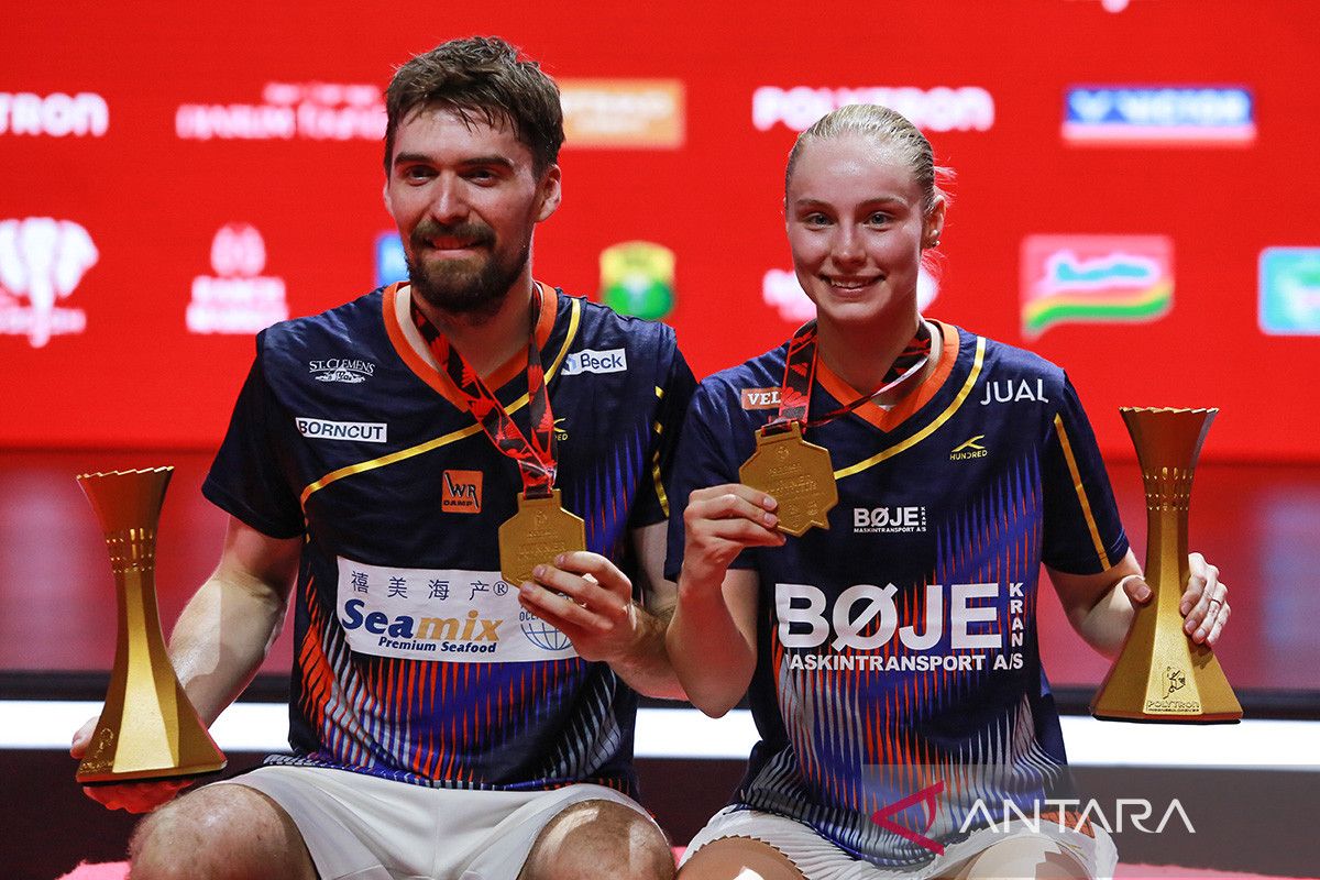 Christiansen/Boje juara ganda campuran Indonesia Open 2026