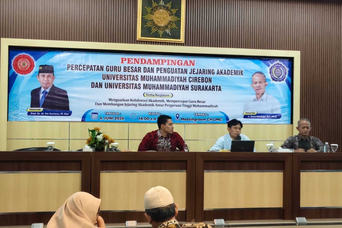 Pererat silaturahmi, UMS kunjungi UMC: dorong percepatan guru besar hingga perkuat kebersamaan lewat bulutangkis