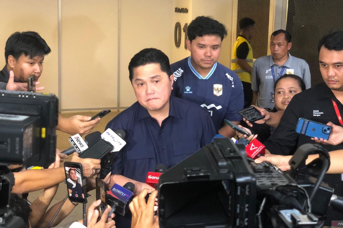 Pantau persiapan timnas jamu Mozambik, Erick minta tak remehkan lawan