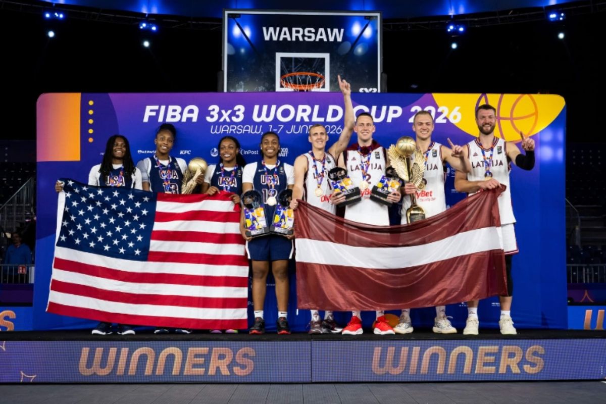 Timnas putra Latvia dan putri AS juara Piala Dunia 3x3 2026