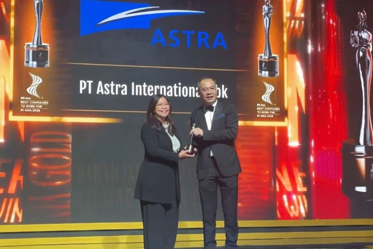 Astra kembali meraih penghargaan HR Asia Best Companies To Work For In Asia 2026