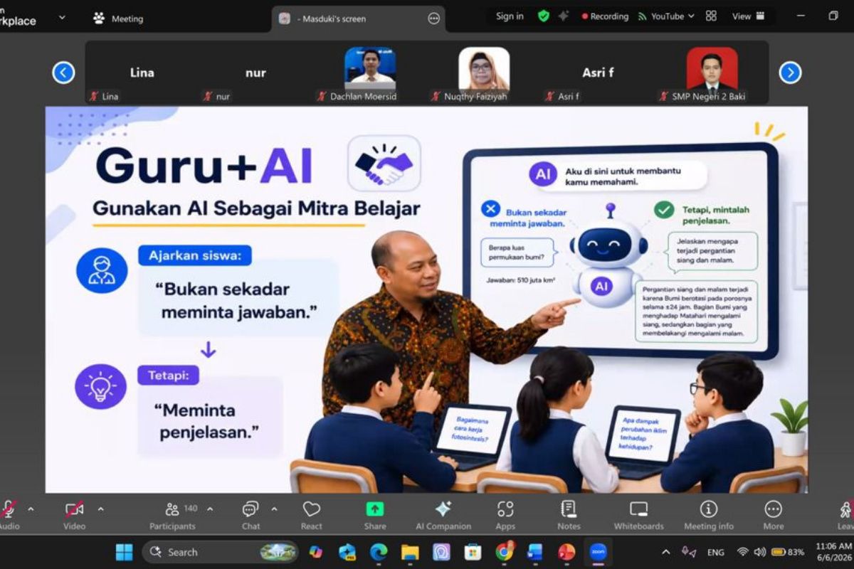 Pendidikan Matematika UMS gelar webinar, bahas peluang dan tantangan AI dalam pembelajaran