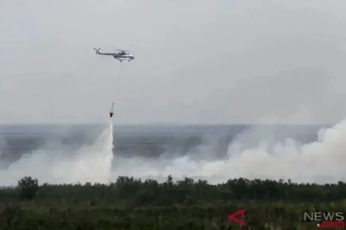 BPBD Sumsel siagakan empat helikopter antisipasi karhutla selama musim kemarau