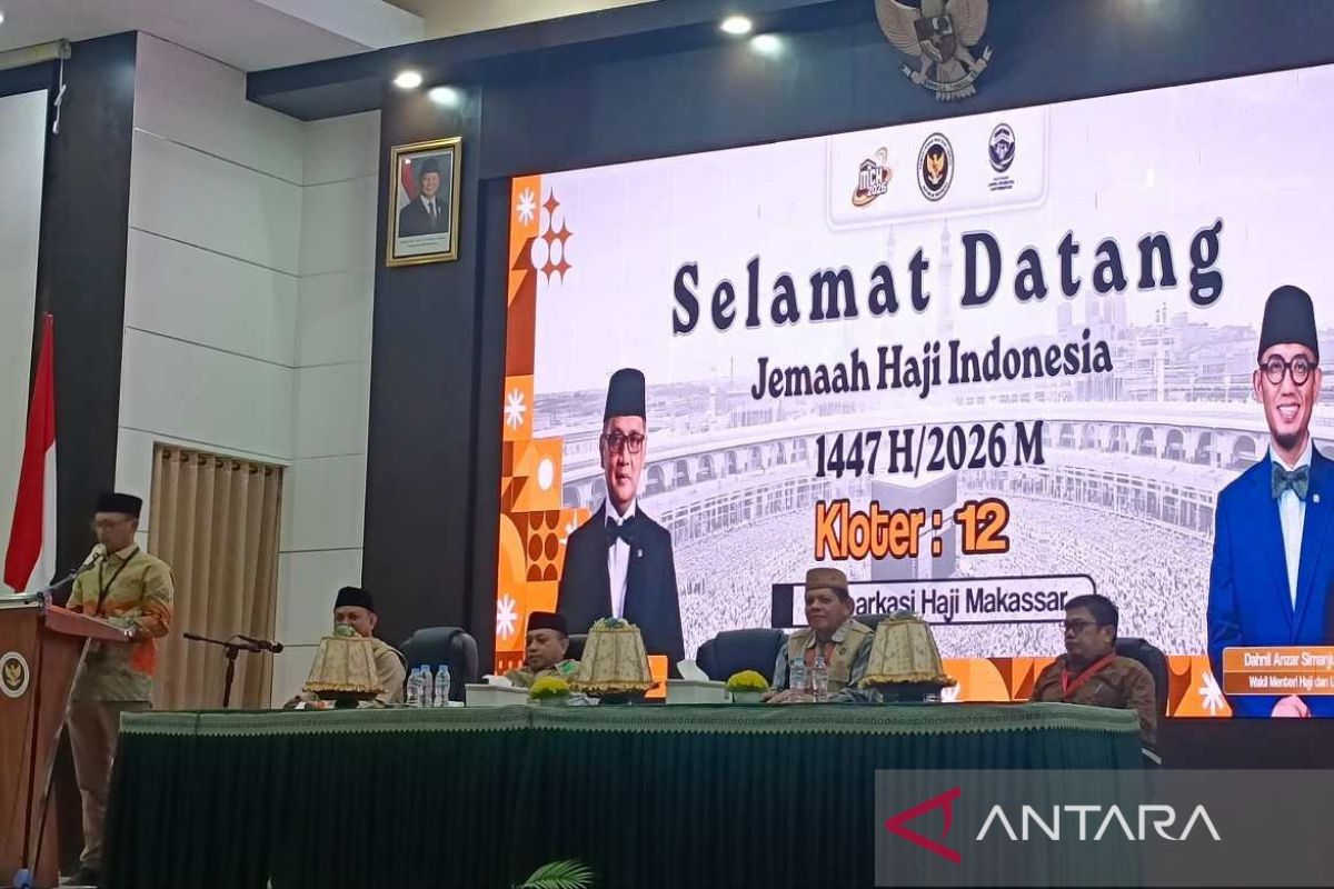 PPIH Debarkasi Makassar sambut dua rombongan kloter jamaah haji Sulbar
