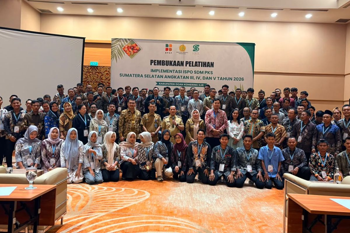 101 pekebun sawit di Ogan Komering Ilir ikuti pelatihan penerapan standar ISPO