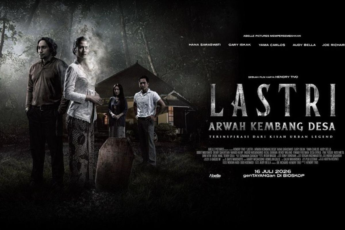 Film horor Lastri: Arwah Kembang Desa, tayang di bioskop Juli 2026