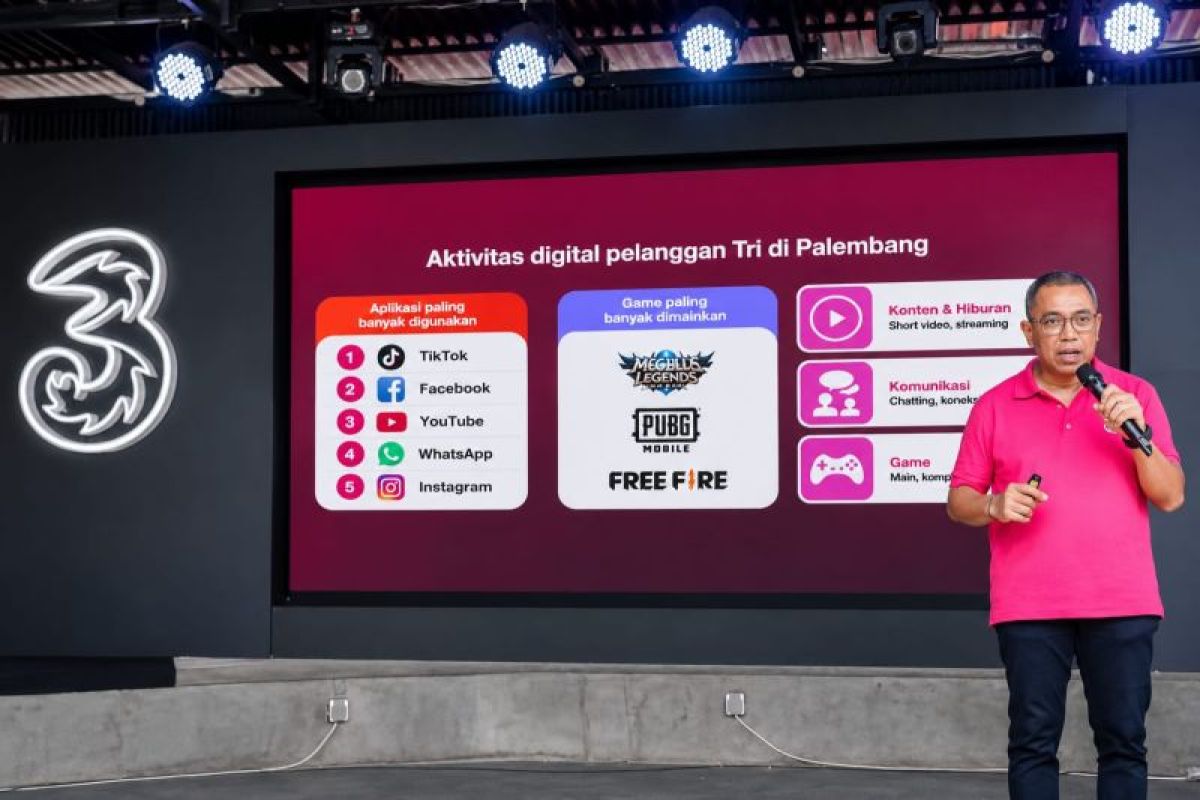 Tri targetkan seluruh BTS di Palembang berlayanan 5G pada 2026
