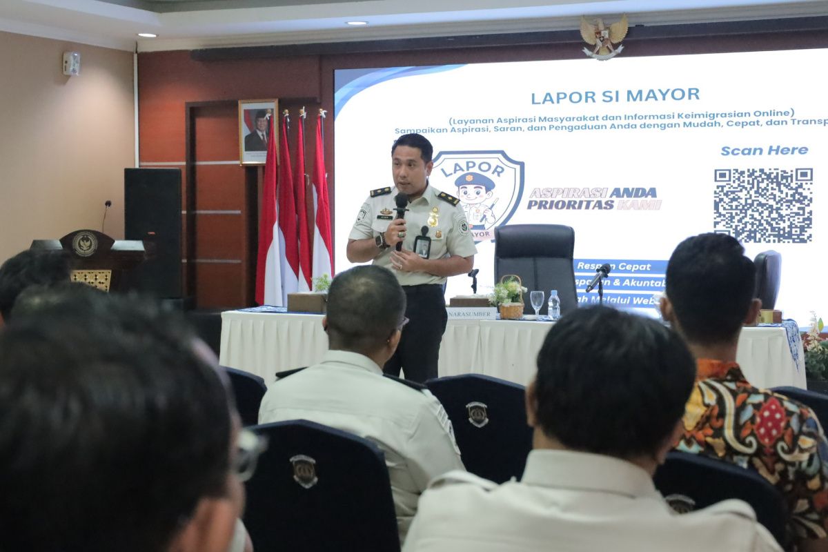 Tingkatkan pelayanan, Imigrasi Jakpus sosialisasi "Lapor Si Mayor"