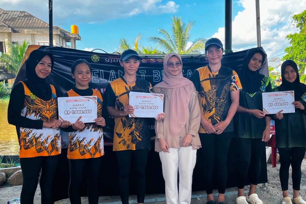 Atlet Dayung Putri Katingan juarai Wali Kota Cup Banjarmasin 2026