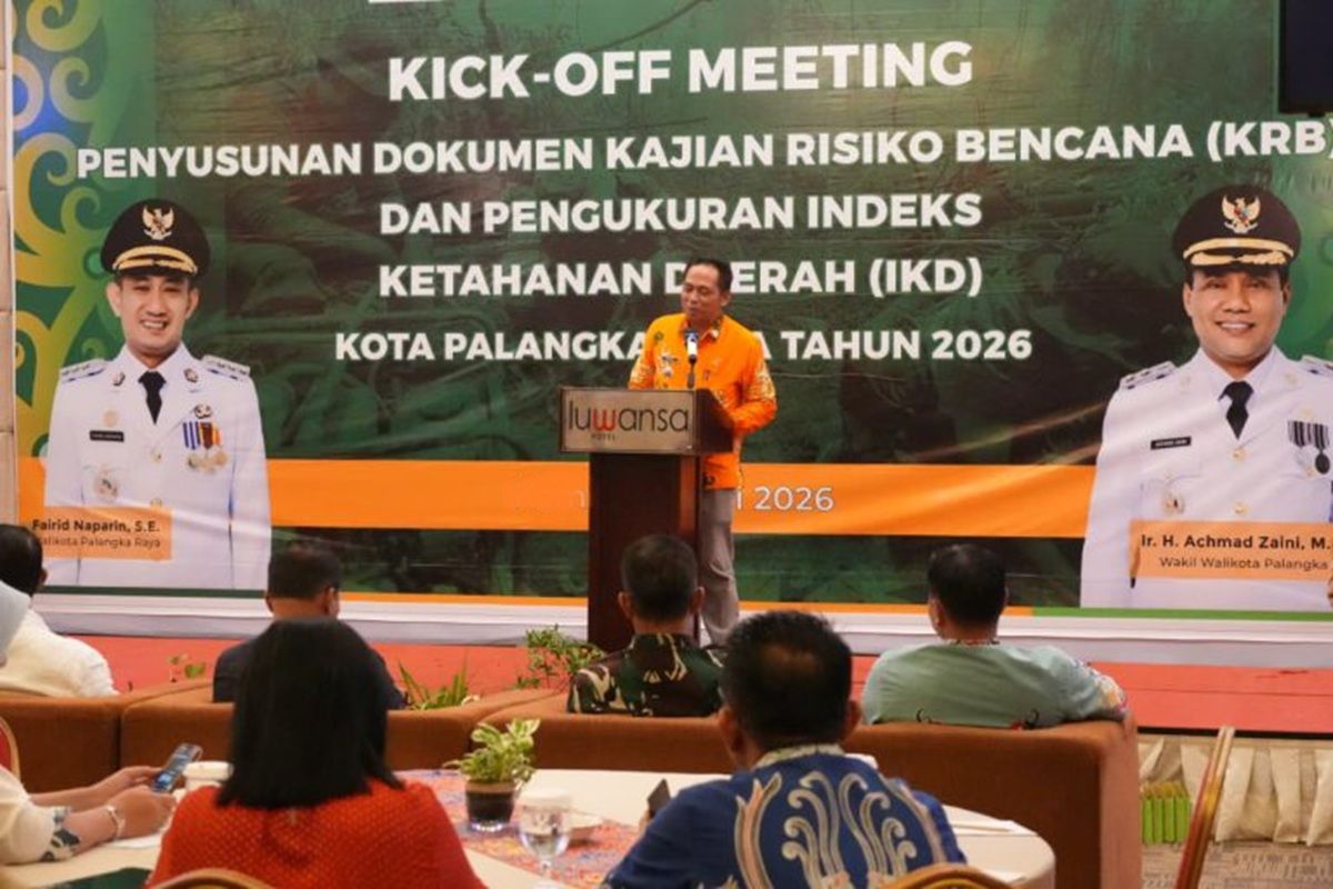 BPBD Palangka Raya susun kajian risiko bencana perkuat mitigasi bencana