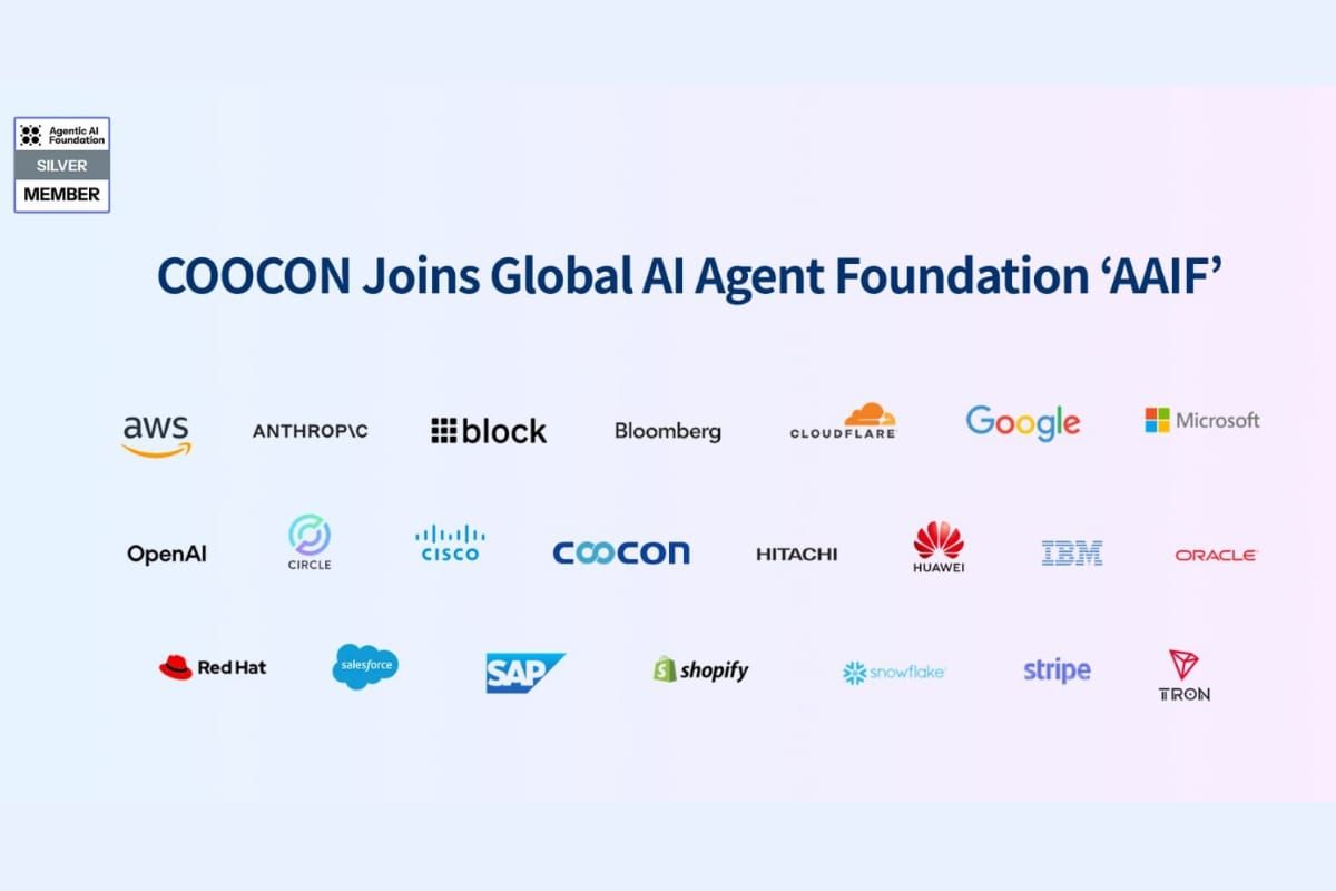 Coocon Bergabung dengan Yayasan AI Global AAIF untuk Mendorong Pembayaran AI Agent dan Bisnis Data Berbasis MINE