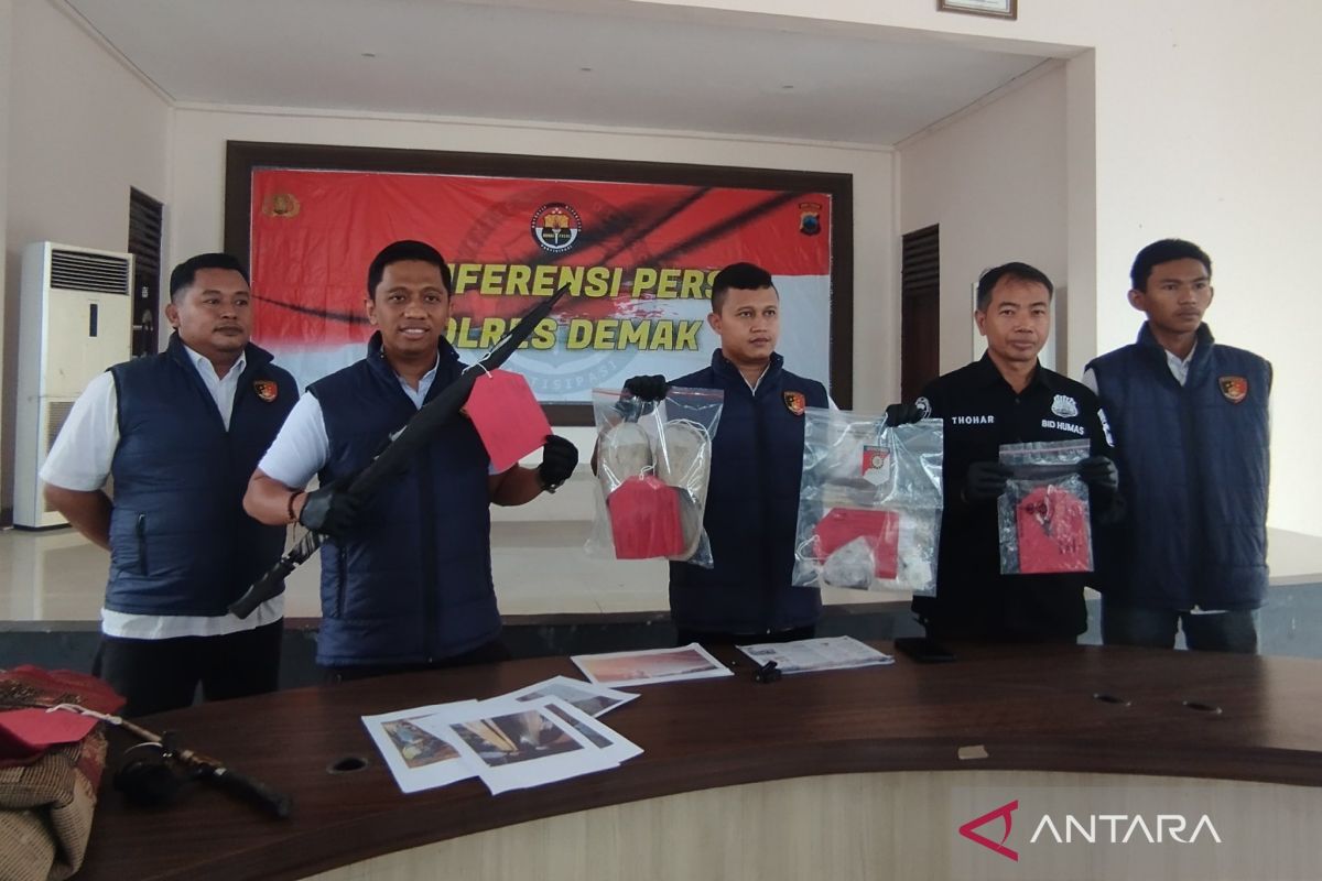 Polisi ungkap modus pelaku pembakar dua rumah di Demak