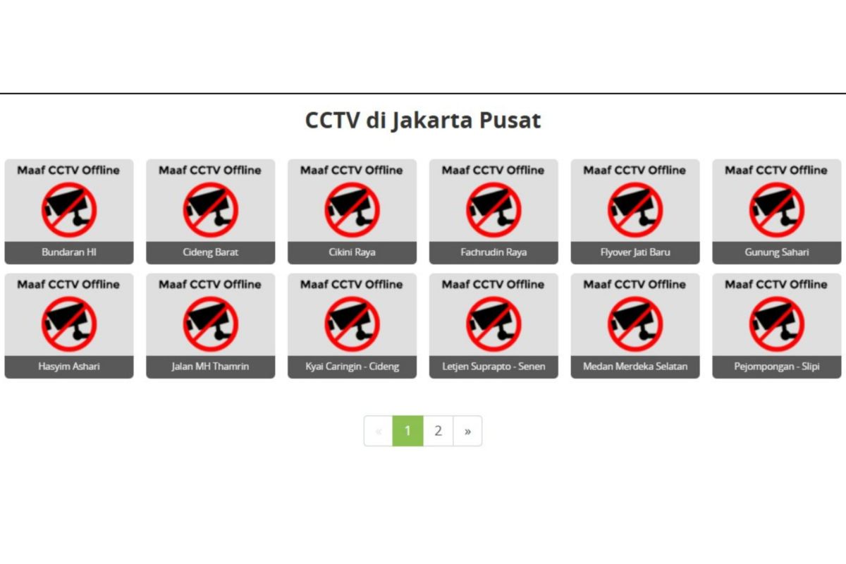 Pemprov DKI: CCTV di kawasan Bundaran HI berfungsi normal