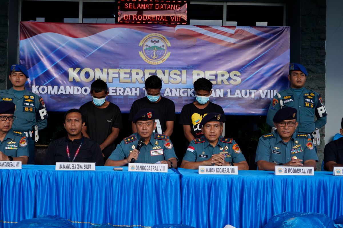 Kodaeral VIII gagalkan penyelundupan barang ilegal asal Filipina