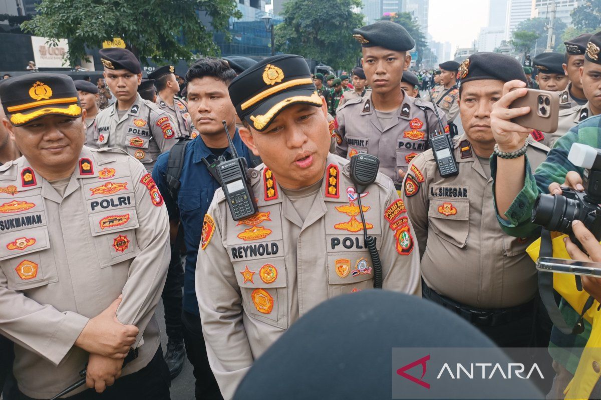Polisi sebut demo mahasiswa di Bundaran HI tak didahului surat resmi