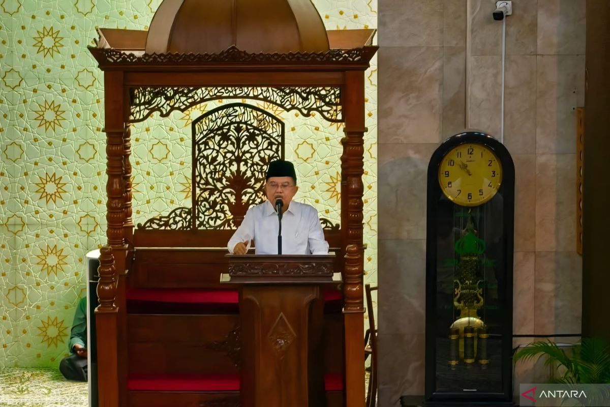 Jusuf Kalla: Masjid harus makmurkan jamaah dan jadi pusat peradaban