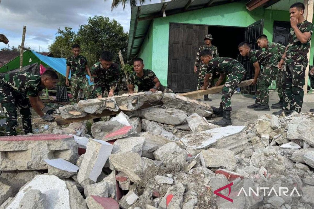 Kodim libatkan 250 personel bantu penanggulangan gempa Sigi