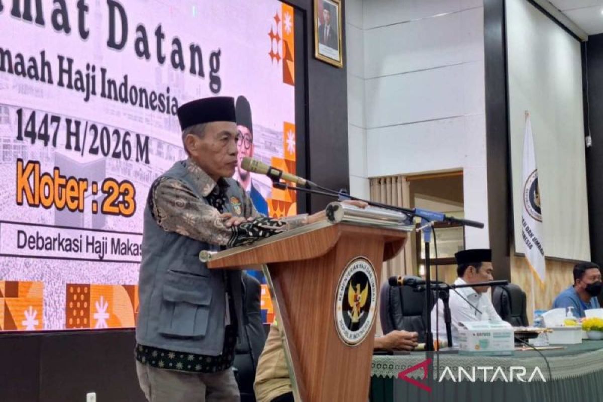 Jamaah haji kloter 23 asal Wajo tiba di tanah air,  satu orang wafat