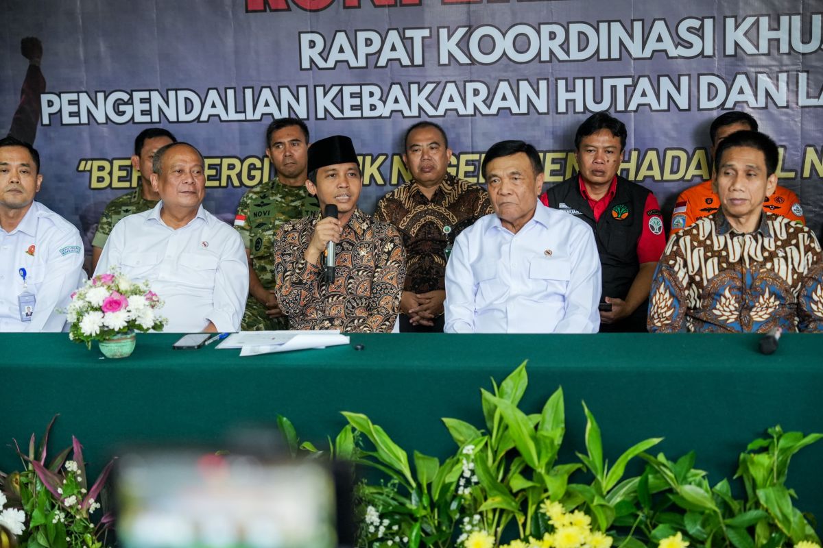 Menhut sebut tren pengendalian karhutla saat El Nino kian membaik
