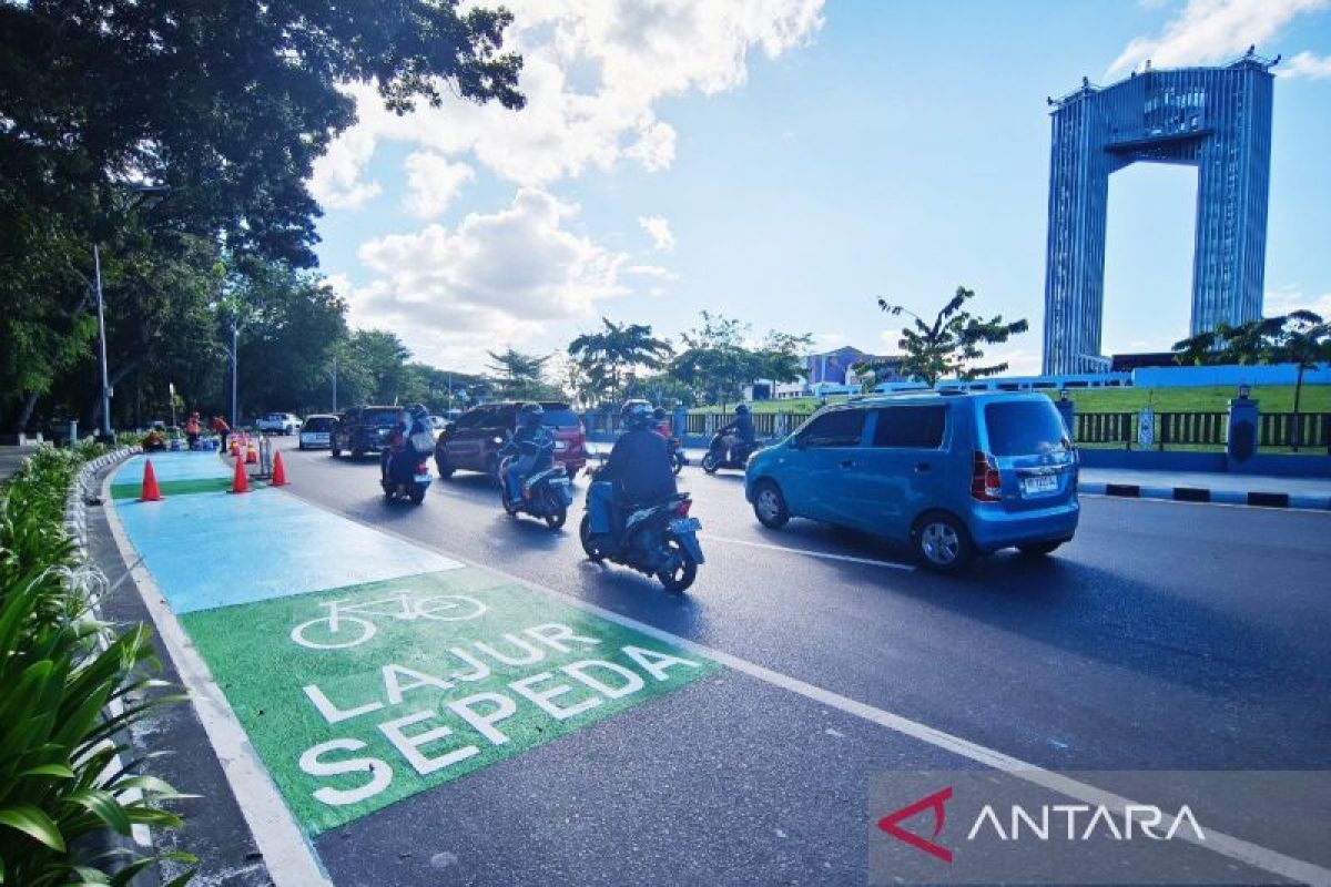 Penyediaan jalur sepeda di Palangka Raya tuai respons positif