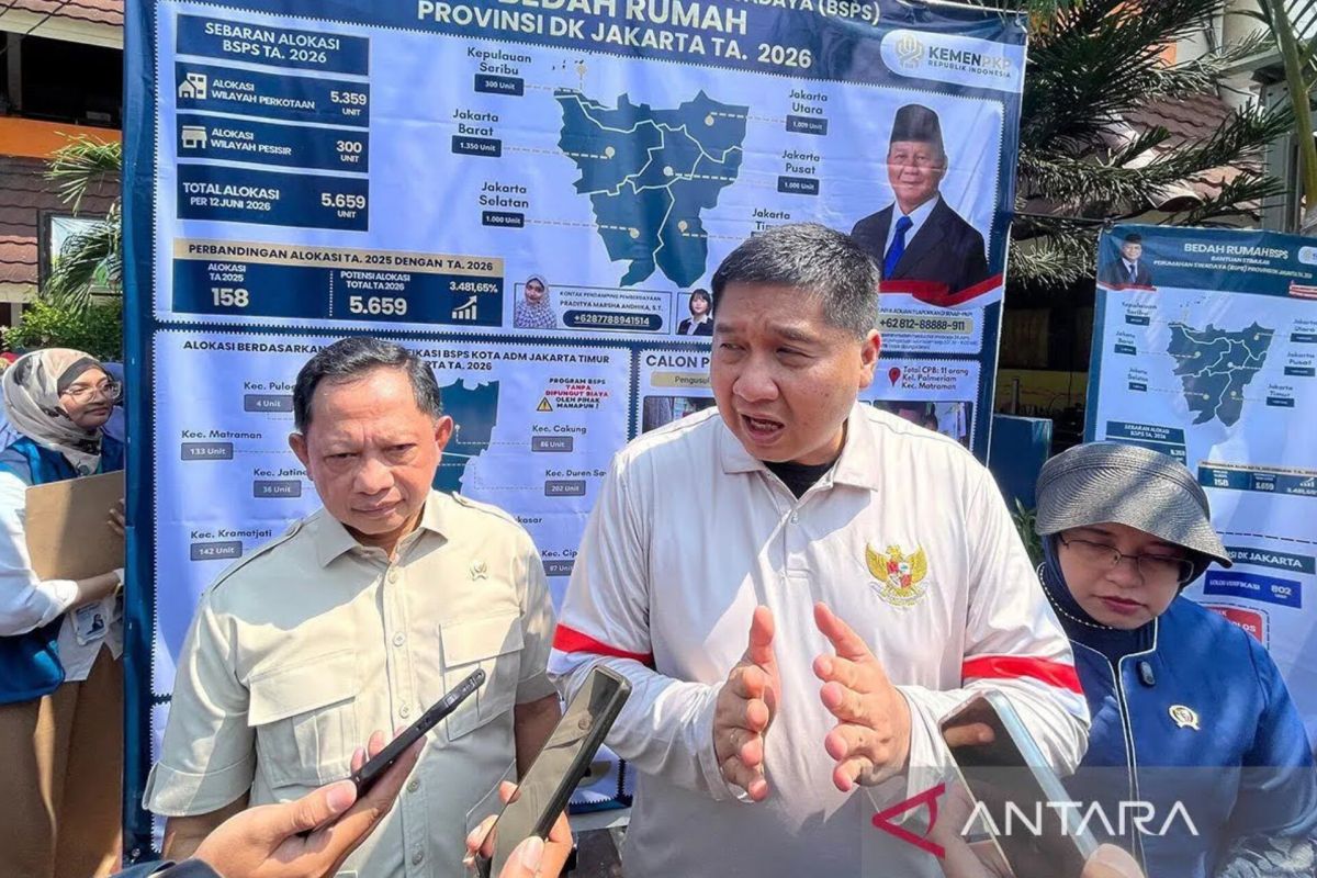 Kementrian PKP renovasi sebelas rumah tak layak huni di Matraman