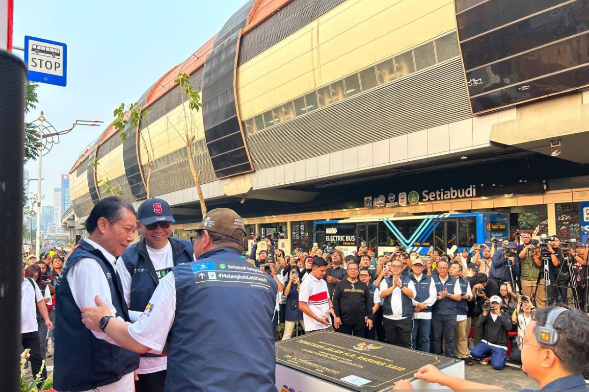 KPK-Pemprov Jakarta resmikan penamaan Halte Setiabudi Integritas